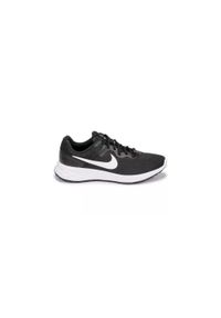 Buty do biegania męskie Nike Revolution 6. Zapięcie: sznurówki. Kolor: biały, wielokolorowy, czarny. Materiał: materiał, syntetyk, tkanina. Szerokość cholewki: normalna. Model: Nike Revolution