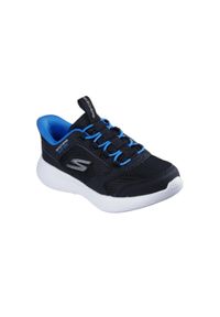 skechers - Kapcie SKECHERS RUN 400 V2 TURBO BRISK Czarny. Kolor: czarny. Materiał: syntetyk, tkanina. Model: Skechers Sport. Sport: bieganie