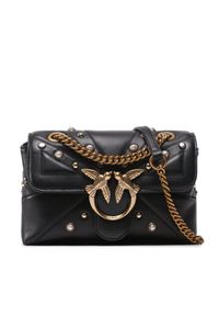 Pinko Torebka Love Lady Puff Mini Cl PE 23 PLTT 100044 A0H2 Czarny. Kolor: czarny. Materiał: skórzane #1