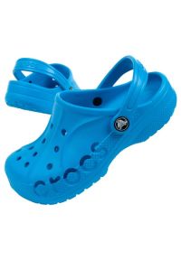 Klapki Crocs Baya Jr 205483-456 niebieskie. Kolor: niebieski. Materiał: materiał, tworzywo sztuczne, guma