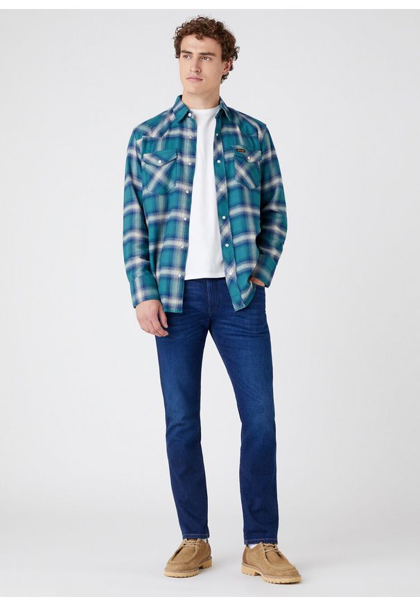 Wrangler - WRANGLER LARSTON MĘSKIE SPODNIE JEANSOWE THE BULLSEYE W18SYI39K 112144772