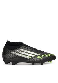 Adidas - adidas Buty do piłki nożnej F50 League Mid Firm/Multi-Ground Boots JI0887 Czarny. Kolor: czarny. Materiał: materiał