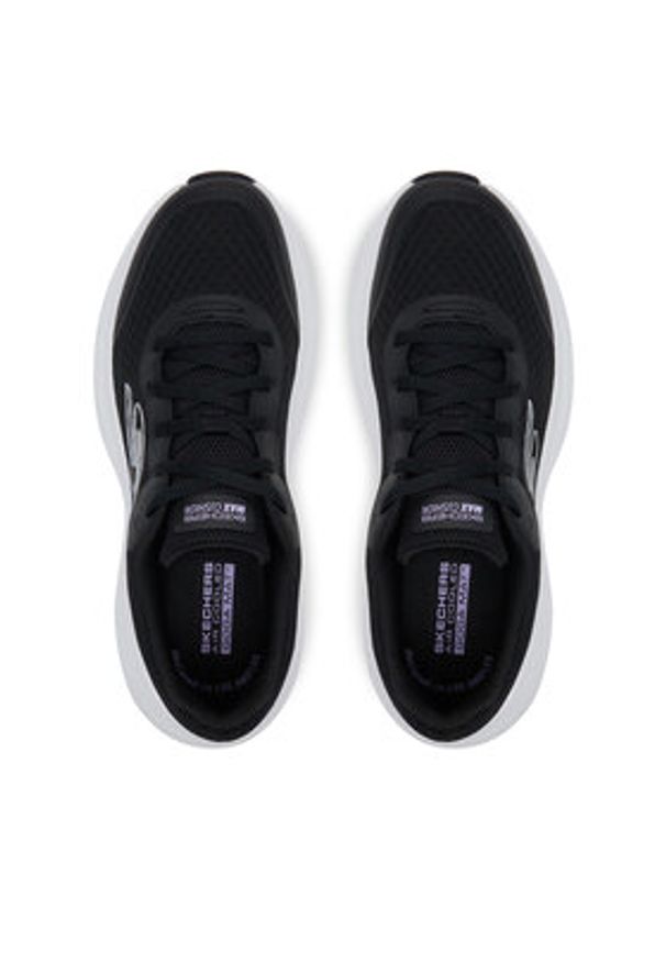 skechers - Skechers Sneakersy Max Cushioning Endea 129470/BKW Czarny. Kolor: czarny. Materiał: materiał