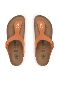 Birkenstock Japonki Gizeh 1025560 Pomarańczowy. Kolor: pomarańczowy. Materiał: materiał #2