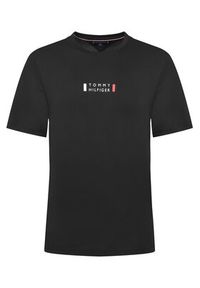 TOMMY HILFIGER - Tommy Hilfiger T-Shirt Brand Love MW0MW41453 Czarny Regular Fit. Kolor: czarny. Materiał: bawełna #8