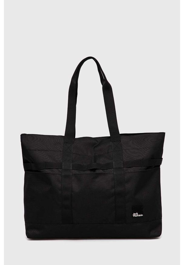 Jack Wolfskin torba 10 kolor czarny. Kolor: czarny