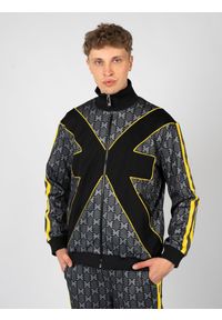 John Richmond Bluza | UMA24170FE | Mężczyzna | Czarny, Żółty, Szary. Okazja: na co dzień. Kolor: żółty, szary, wielokolorowy, czarny. Materiał: poliester, bawełna. Długość: długie. Styl: casual #4