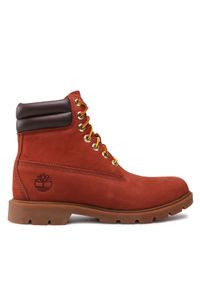 Timberland Trapery 6in Wr Basic TB0A2853V17 Pomarańczowy. Kolor: pomarańczowy. Materiał: nubuk, skóra