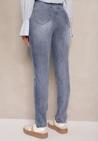 Renee - Jasnoniebieskie Jeansy Skinny Regular Waist Galoriela. Okazja: na spotkanie biznesowe. Kolor: niebieski. Styl: biznesowy, klasyczny, elegancki #5