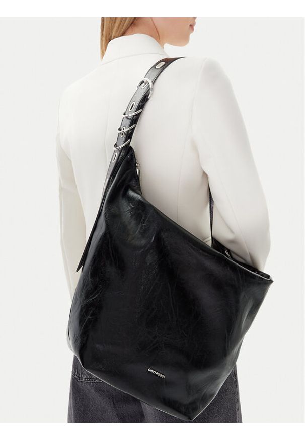 Gino Rossi Torebka C-ZAINA-RX8784 Czarny. Kolor: czarny