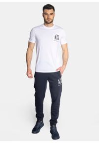 Koszulka męska biała Armani Exchange 8NZTPH ZJH4Z 1100. Kolor: biały