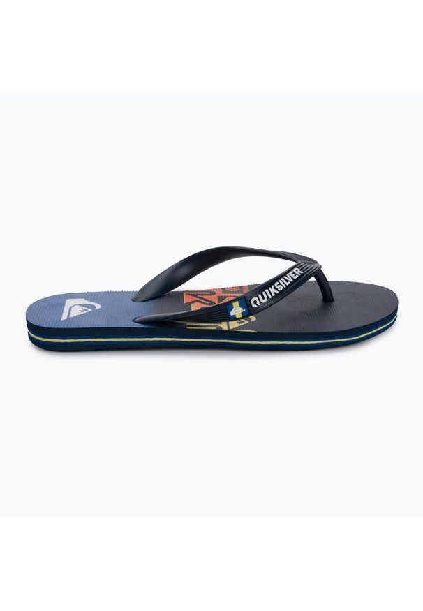 Japonki plażowe dla dzieci Quiksilver Molokai Art B Sndl. Okazja: na plażę. Kolor: niebieski. Styl: sportowy