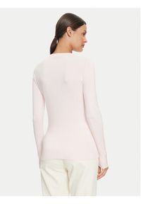 Guess Sweter W4YR31 Z2NQ2 Różowy Slim Fit. Kolor: różowy. Materiał: wiskoza #3