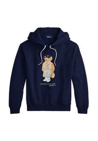 Polo Ralph Lauren Bluza 211971757001 Granatowy Relaxed Fit. Typ kołnierza: polo. Kolor: niebieski. Materiał: bawełna #4