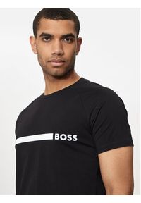 BOSS - Boss T-Shirt 50517970 Czarny Slim Fit. Kolor: czarny. Materiał: bawełna #4