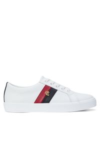 Lauren Ralph Lauren - LAUREN RALPH LAUREN Sneakersy Janson II 802925365006 Biały. Kolor: biały. Materiał: skóra