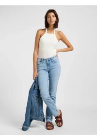 Lee - DAMSKIE SPODNIE LEE MARION STRAIGHT LIGHT AZUL 112365068 #7