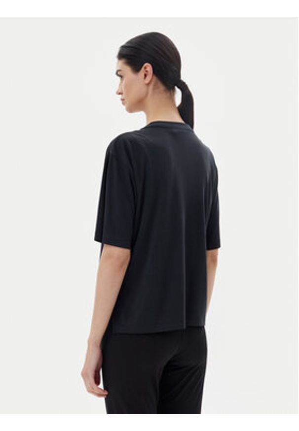 EA7 Emporio Armani T-Shirt 7W000340 AF12956 UC001 Czarny Oversize. Kolor: czarny