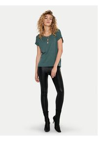 only - ONLY T-Shirt Moster 15106662 Zielony Regular Fit. Kolor: zielony. Materiał: wiskoza #4