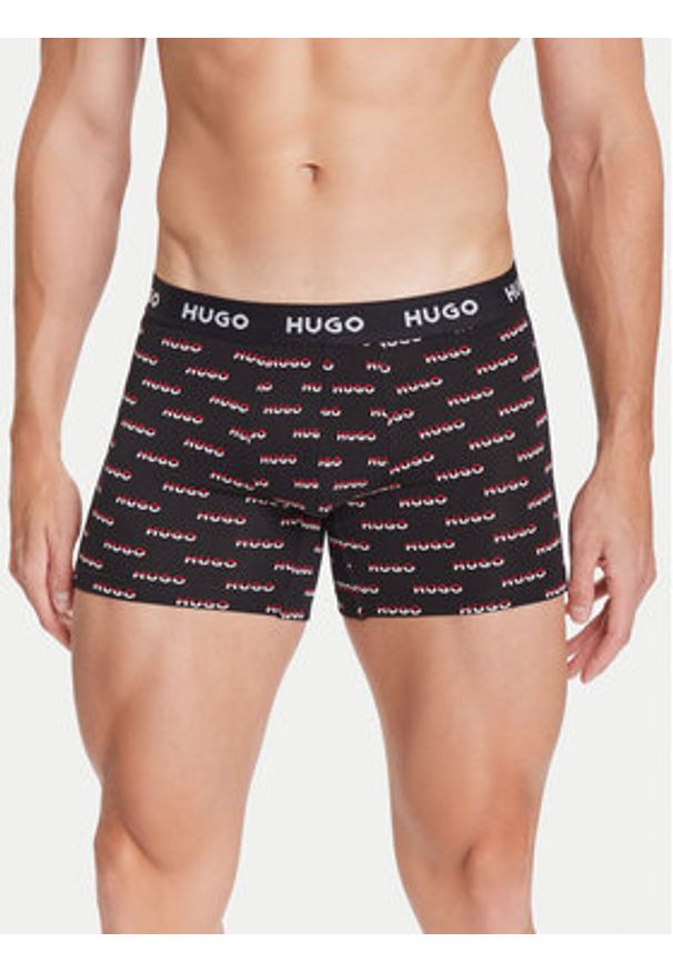 Hugo - HUGO Komplet 3 par bokserek 50532559 Kolorowy. Materiał: bawełna. Wzór: kolorowy