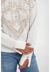 Liu Jo - Sweter damski wełniany LIU JO. Materiał: wełna #4