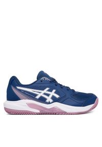 Asics Buty do tenisa Gel-Dedicate 9 Clay 1042A314 Granatowy. Kolor: niebieski. Materiał: skóra. Sport: tenis #1