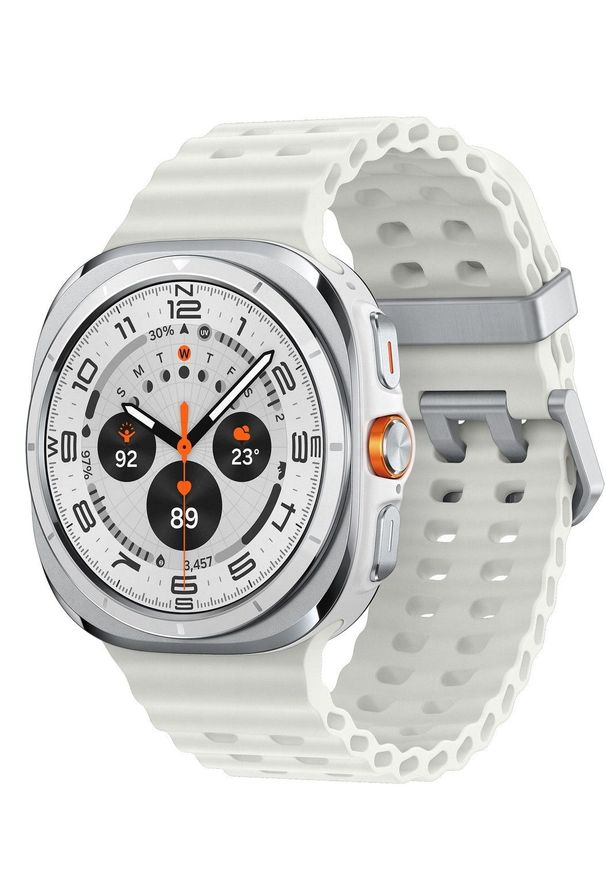 SAMSUNG - Samsung Galaxy Watch Ultra 2025 LTE 47mm Tytanowy Biały (L705). Kolor: biały