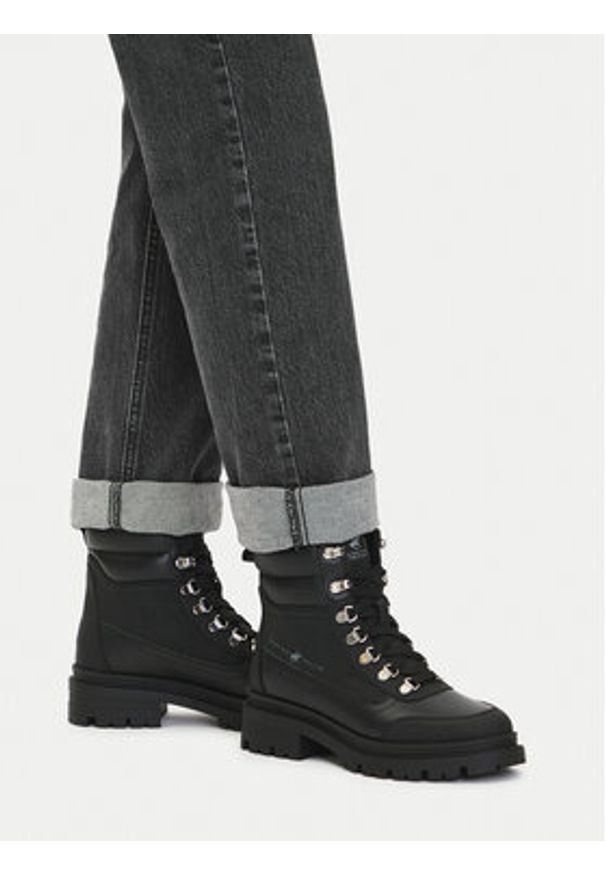 Beverly Hills Polo Club Trapery CEO-HY62070-7 Czarny. Kolor: czarny. Materiał: materiał, skóra