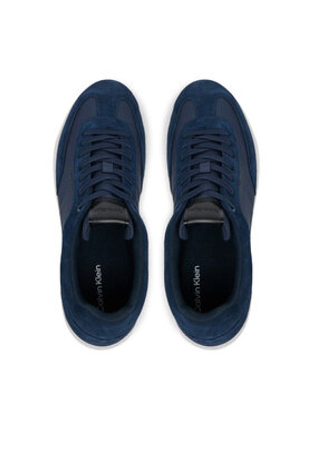 Calvin Klein Sneakersy HM0HM01789 Granatowy. Kolor: niebieski. Materiał: materiał