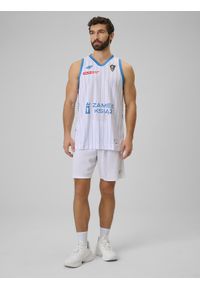 4f - 4F Koszulka meczowa replika domowa z sezonu 2025/26 męska 4F x Górnik Wałbrzych - biała M. Kolor: biały. Materiał: materiał. Wzór: nadruk. Sport: fitness #2