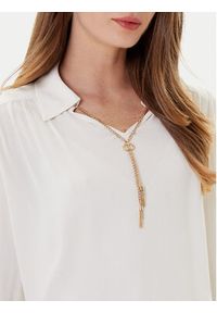 TwinSet - TWINSET Bluzka 252TP2291 Écru Relaxed Fit. Materiał: wiskoza #5