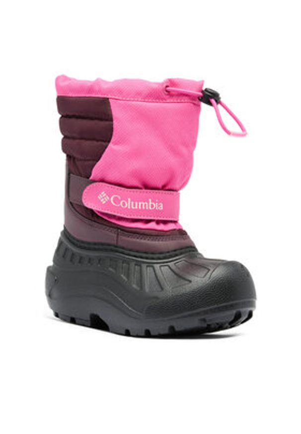 columbia - Columbia Śniegowce Children'S Powderbug Snowlite 2078922 Bordowy. Kolor: czerwony. Materiał: materiał