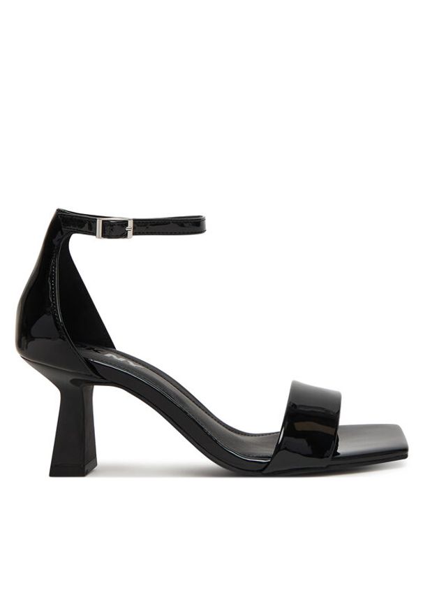 DKNY Sandały Krazz K2646937 Czarny. Kolor: czarny. Materiał: skóra