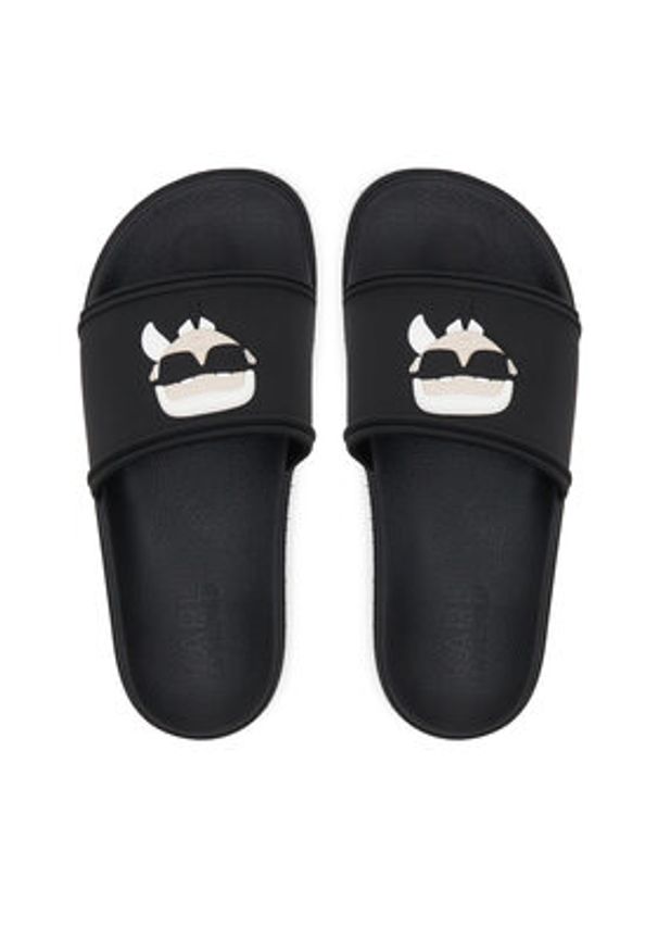 Karl Lagerfeld - KARL LAGERFELD Klapki Kondo Tred KL80970N Czarny. Kolor: czarny