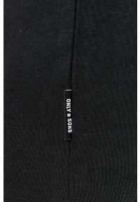 Only & Sons T-shirt bawełniany (2-pack) kolor czarny gładki. Okazja: na co dzień. Kolor: czarny. Materiał: bawełna. Wzór: gładki. Styl: casual