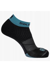 salomon - Skarpetki turystyczne do wędrówek Salomon X Ultra Ankle wełniane. Kolor: czarny. Materiał: wełna. Sport: turystyka piesza