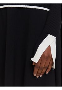 Karl Lagerfeld Jeans Sweter A3W18006 Czarny Slim Fit. Kolor: czarny. Materiał: syntetyk #4