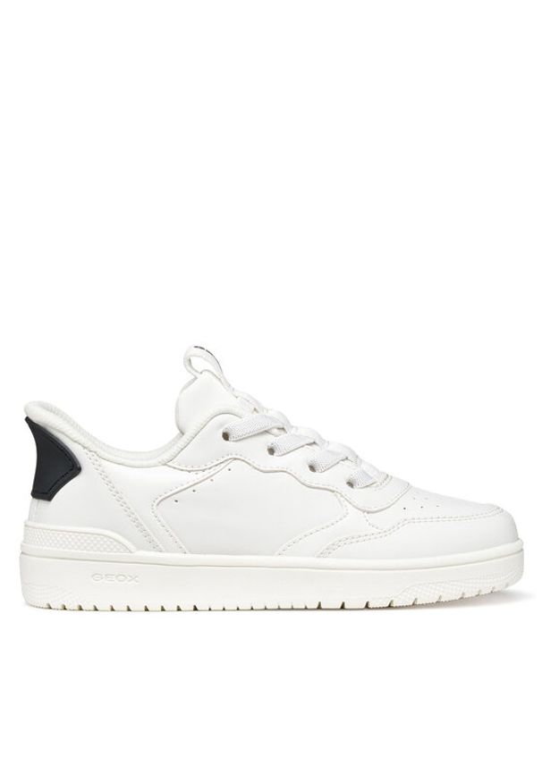 Geox Sneakersy J65NRA 05415 C0404 S 2 Biały. Kolor: biały. Materiał: skóra