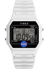 Zegarek Timex Zegarek męski Timex TW2Y13500 biały. Kolor: biały #1