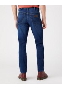 Wrangler - WRANGLER TEXAS SLIM MĘSKIE SPODNIE JEANSOWE BLUE SILK W12SCV39Z #4