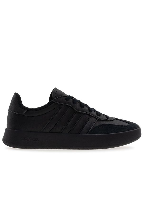 Adidas - Buty męskie adidas Sportswear Barreda JR1321 - czarne. Kolor: czarny. Materiał: guma, syntetyk, zamsz, skóra. Szerokość cholewki: normalna. Wzór: aplikacja
