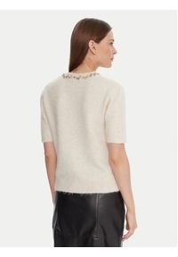 KAOS Sweter RI1NT071 Écru Regular Fit. Materiał: syntetyk #2