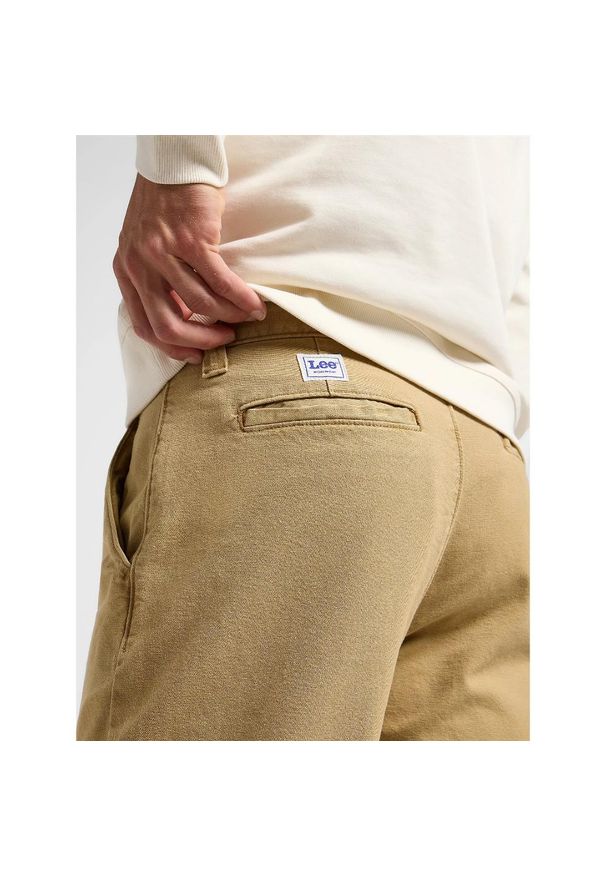 Lee - MESKIE SPODNIE LEE RELAXED WORKWEAR CHINO OSCAR KHA 112364187