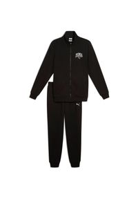 Dres Puma Class Sweat Suit Tr, Mężczyźni. Kolor: czarny. Materiał: dresówka. Sport: fitness