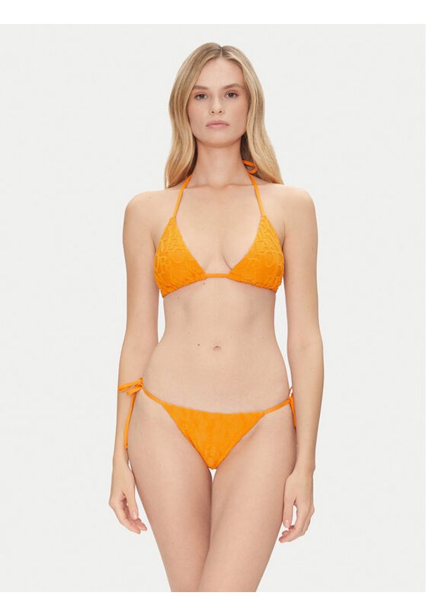 Emporio Armani Bikini EW000786 AF12185 F3003 Pomarańczowy. Kolor: pomarańczowy. Materiał: syntetyk