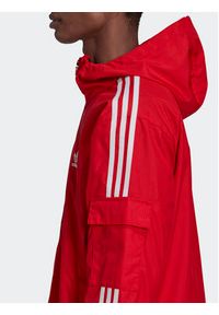 Adidas - adidas Wiatrówka adicolor Classics 3-Stripes -HN6067 Czerwony Regular Fit. Kolor: czerwony. Materiał: syntetyk #6