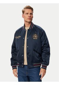 Tommy Jeans Kurtka bomber Tjm Souvenir DM0DM23220 Granatowy Regular Fit. Kolor: niebieski. Materiał: syntetyk #1