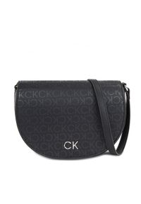 Calvin Klein Torebka Ck Daily Saddle Bag_Epi Mono K60K611879 Czarny. Kolor: czarny. Materiał: skórzane #1