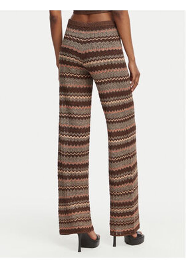 Marciano Guess Spodnie materiałowe G6GB13 Z0645 Brązowy Regular Fit. Kolor: brązowy. Materiał: wiskoza