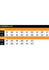 CATerpillar - Buty na co dzień męskie CATERPILLAR HEX STAT skóra. Okazja: na co dzień. Kolor: szary. Materiał: skóra